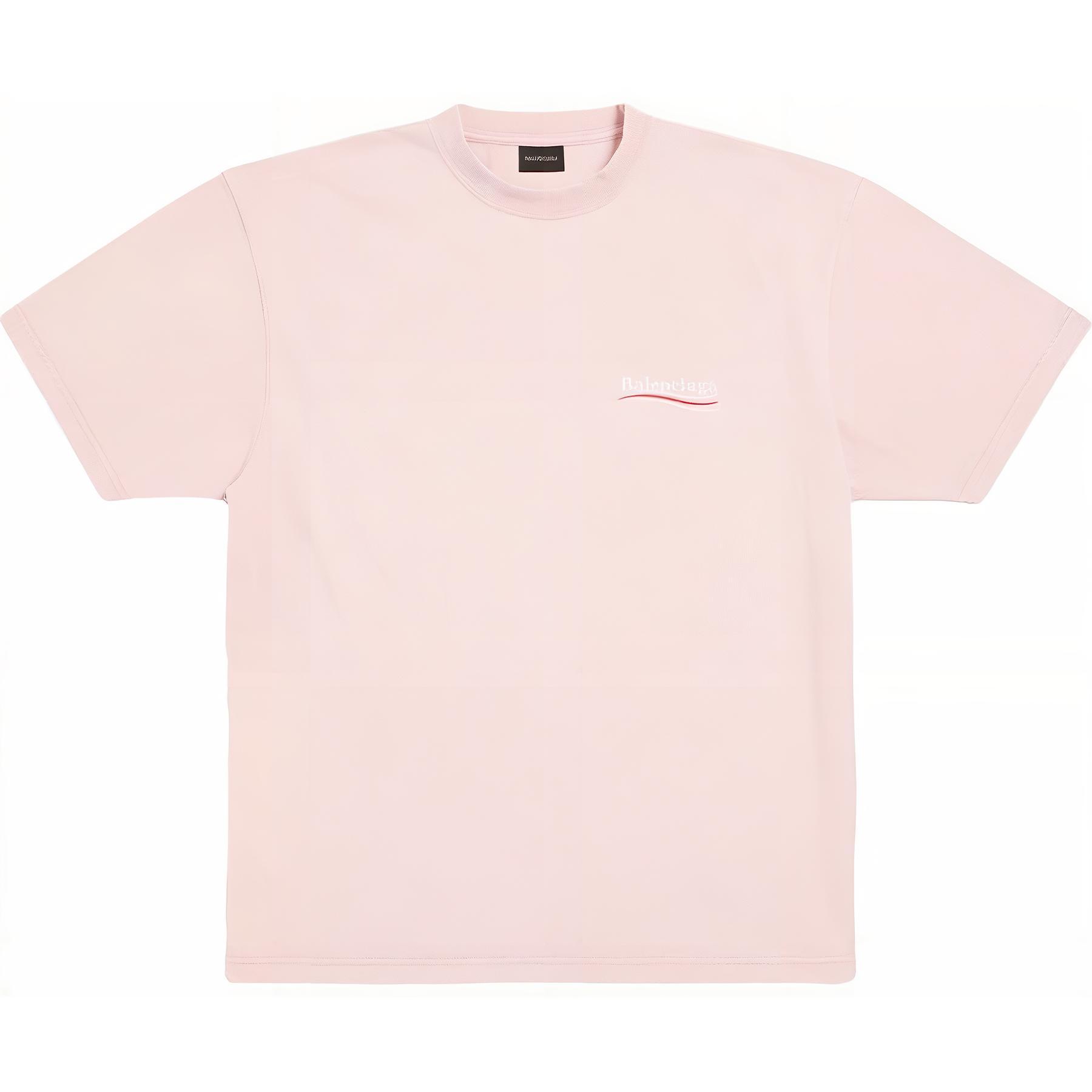 Женская футболка Balenciaga (розовая)