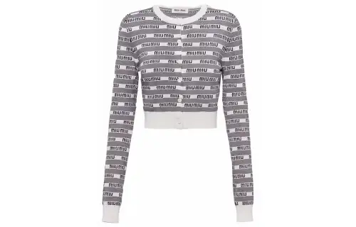 MIU MIU SS23 Sweater Women's Gray