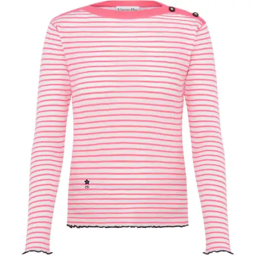DIOR Sweaters Women's Pink Crew Neck Moderate Other