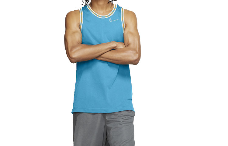 Nike Basketball Jersey Men's Furious Flame Blue