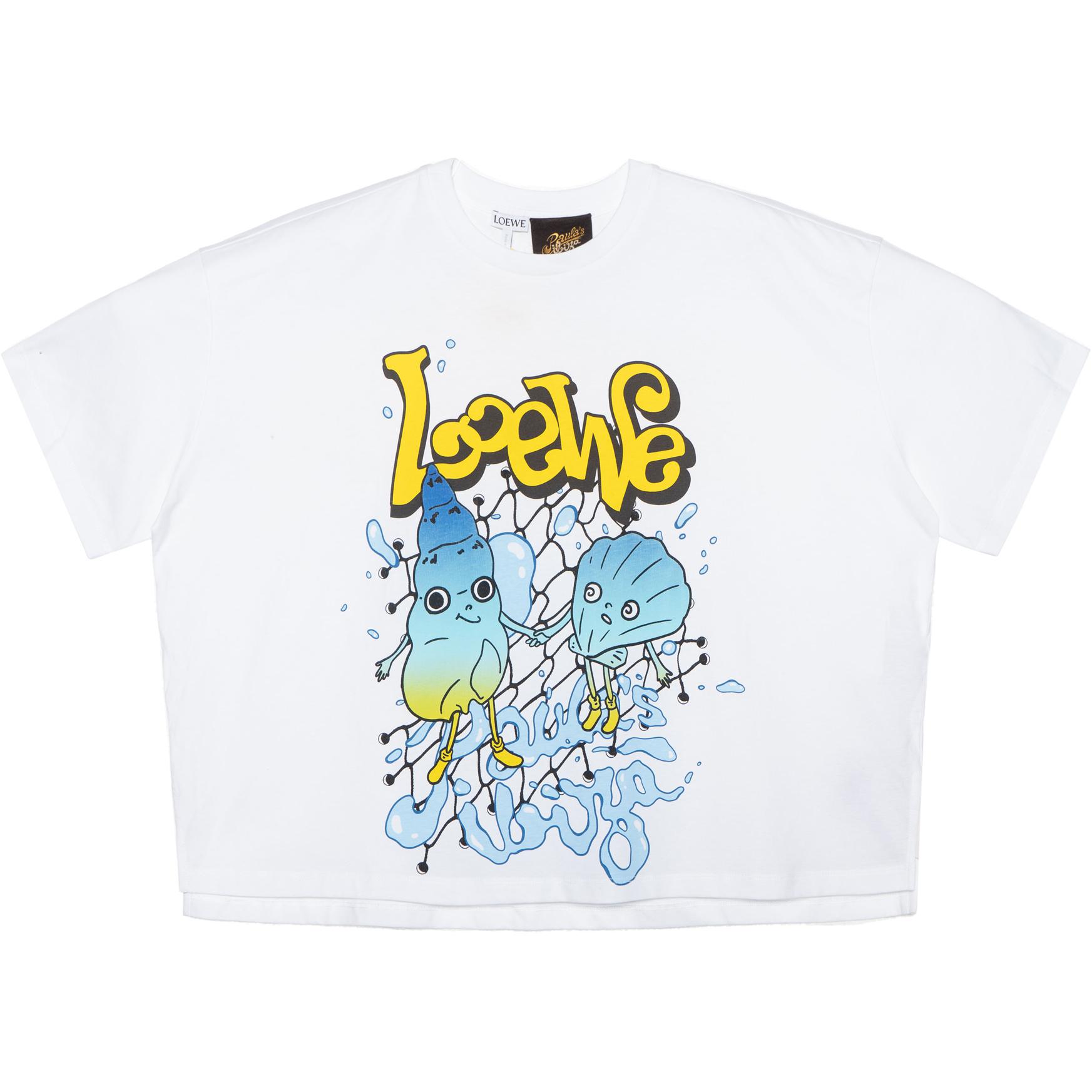 Женская футболка LOEWE LOEWE Paula's Ibiza T (белая)