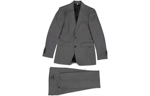 Burberry Business Suit Men's Gray