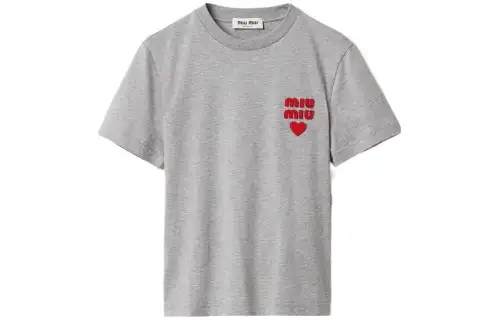 MIU MIU SS24 T Shirt Women's Gray