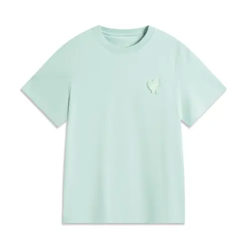 Li Ning Sports Life Collection T Shirt Women's Camlet Green