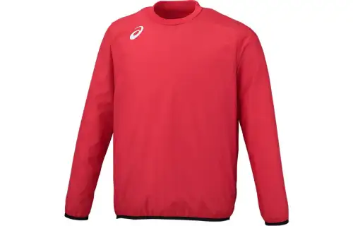 ASICS Piste Top Soccer Jerseys Men's Red Moderate Straight Fit