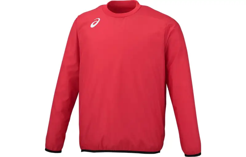 ASICS Piste Top Soccer Jerseys Men's Red Moderate Straight Fit