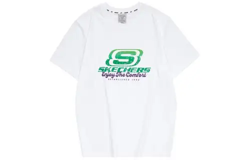 Skechers Soda Collection Drop Shoulder Sleeve T Shirt Women's Bright White