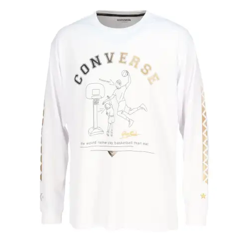 Converse SS25 T Shirt Unisex White