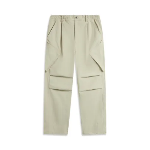 Li Ning Sports Pants Men's Limewash Gray
