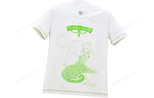 HERMES T Shirts Women's White Half Turtleneck