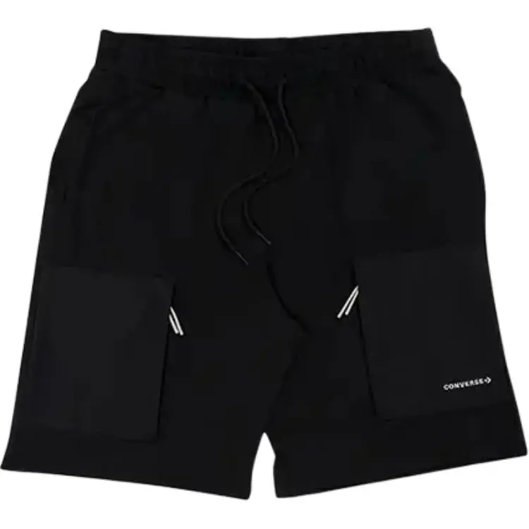 Converse Short Wordmark Knit Preto Casual Shorts Men's Black