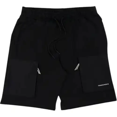 Converse Short Wordmark Knit Preto Casual Shorts Men's Black