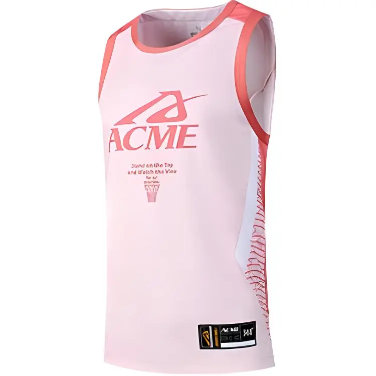 361° Basketball Jersey Men's Hundred Flowers Pink/Raw White