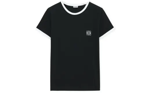 LOEWE Slim Fit T Shirt 'Black/White'