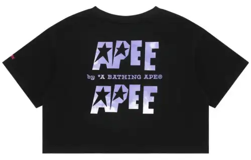 A BATHING APE T Shirts Women's Crew Neck Moderate