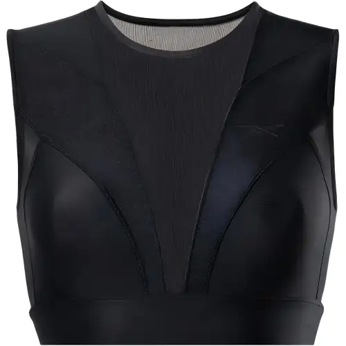 Reebok Butterfly Mesh Crop Top Women's Black