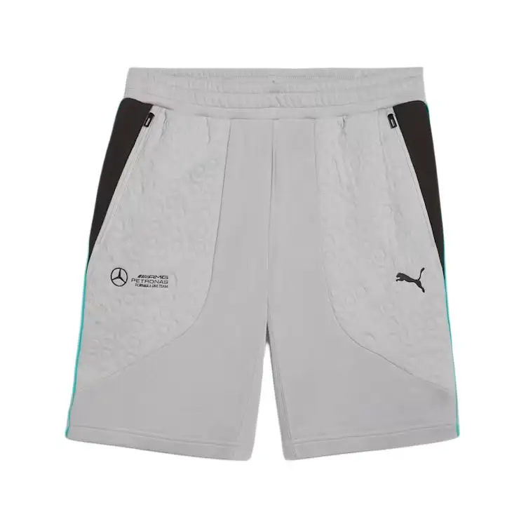 PUMA Mercedes AMG Petronas F1® Sweat Shorts NEW Sports Shorts Men's Silver