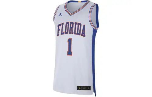 Jordan College Retro Florida Basketball Jersey Men's White
