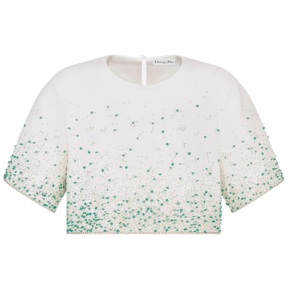 DIOR Dioriviera FW24 Crop Top Women's White