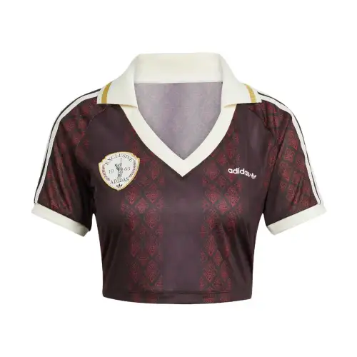 Adidas Originals Retro Sports Cricket inspired Cropped Jersey