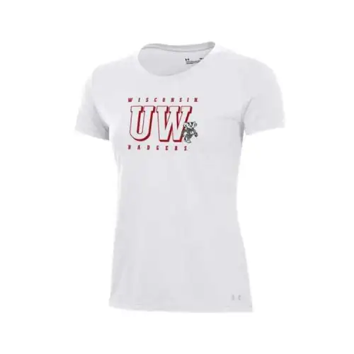 Under Armour Performance CottonCollegiate Regular T Shirt Women's White