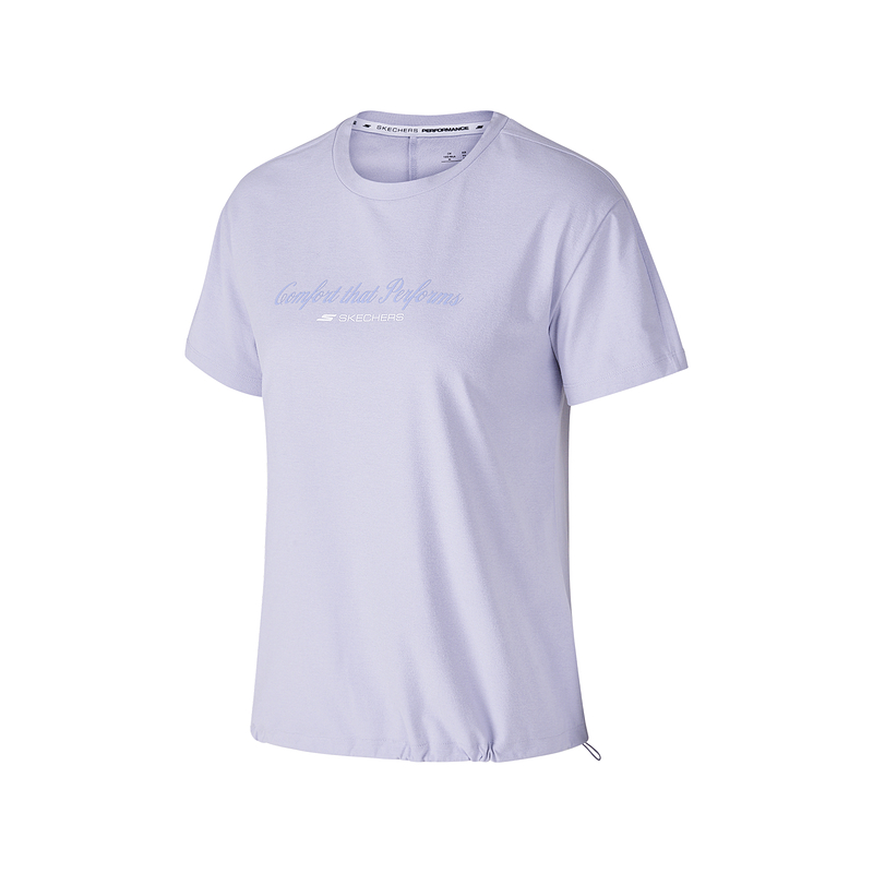 Skechers Quick Dry T Shirts Women’s Light Purple