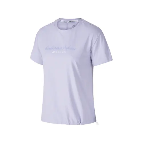 Skechers Quick Dry T Shirts Women's Light Purple