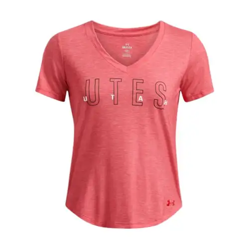 Under Armour BreezyCollegiate Regular T Shirt Women's Pink