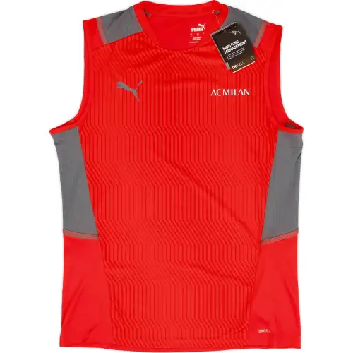 PUMA AC Milan Puma Training Vest Soccer Jersey Unisex Red