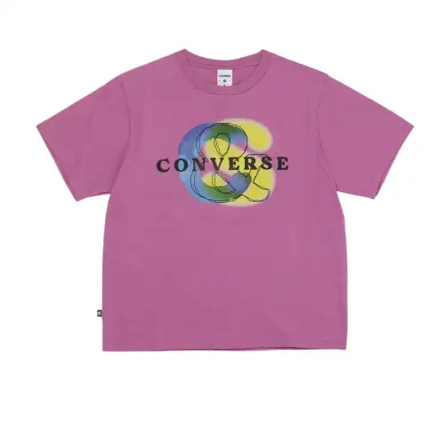 Converse SS25 Regular T Shirt Women's Purple