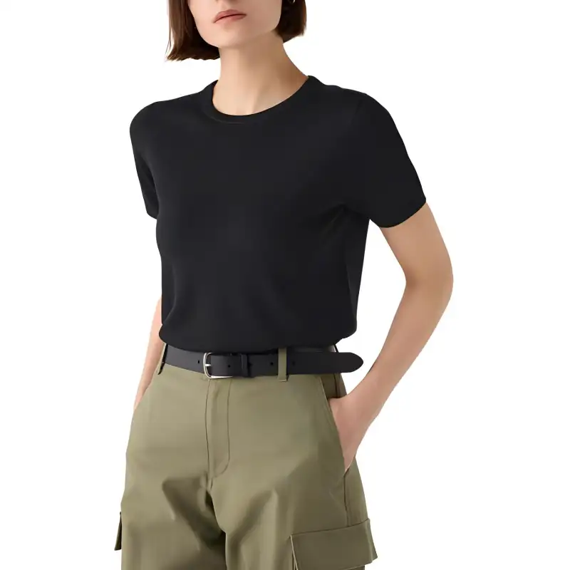 UNIQLO Sweaters Women's Black Crew Neck Moderate Other