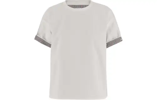 Bottega Veneta Double Layer Striped T Shirt