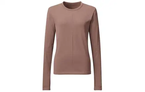 UNIQLO Drop Shoulder Sleeve T Shirt Women's Umber
