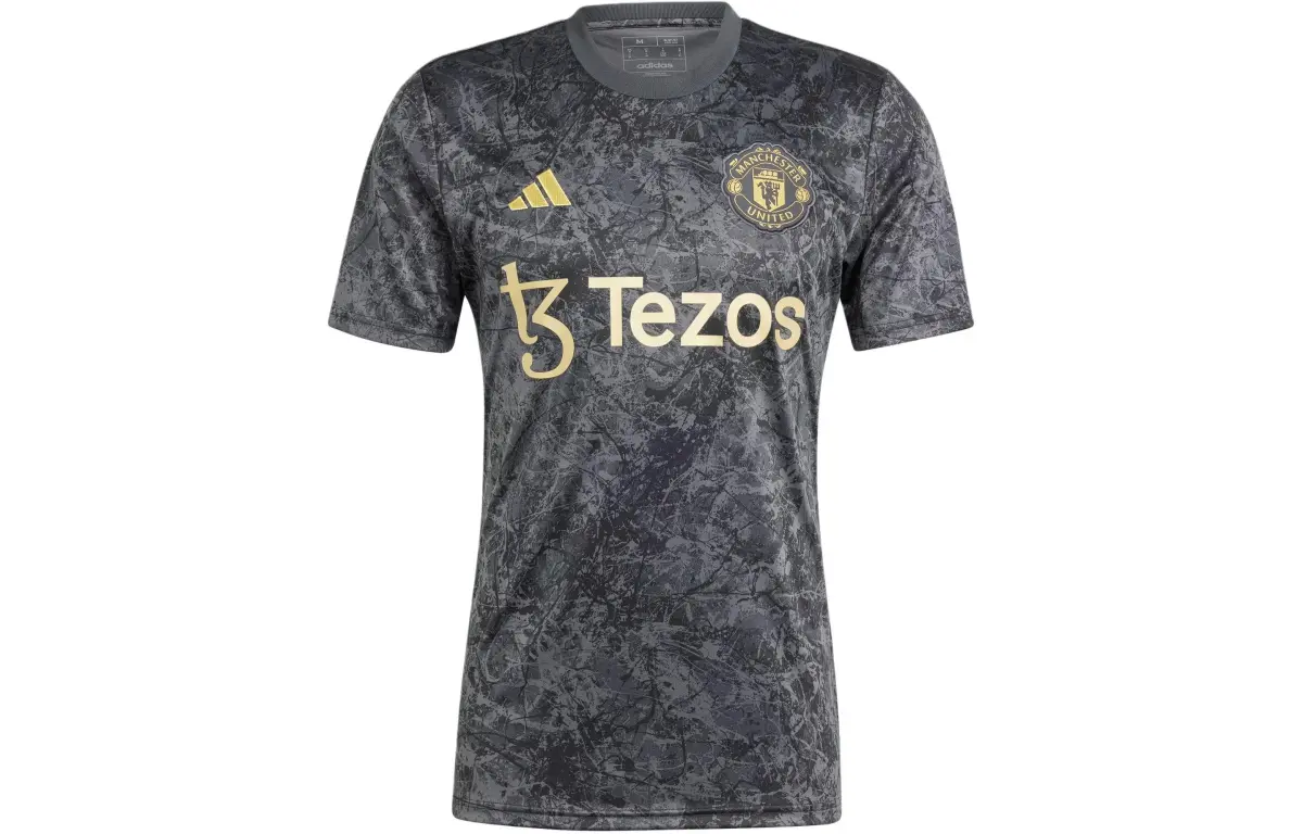 Adidas x Stone Roses Manchester United Soccer Jersey Men's Black