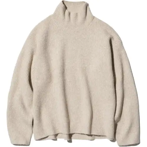 UNIQLO Sweaters Women's Beige Turtleneck Moderate Other