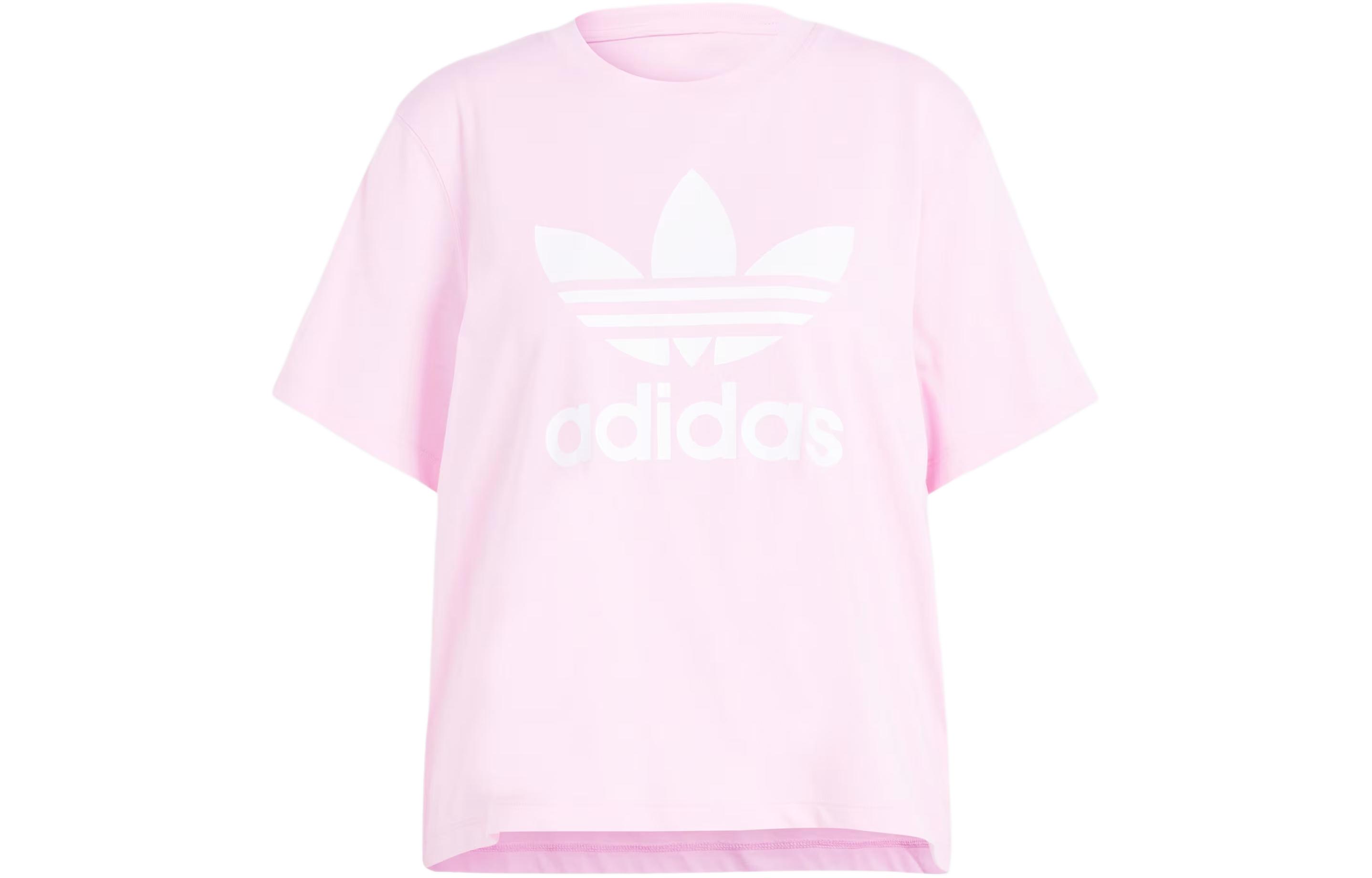 Женская футболка adidas (розовая)