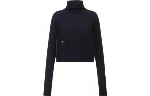 DIOR Sweaters Women's Black Turtleneck Moderate Other