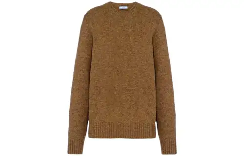 PRADA Long Sleeved Crewneck Knitted Jumper