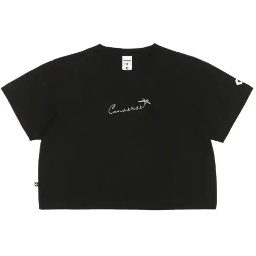 Converse SS25 Regular T Shirt Women's Black