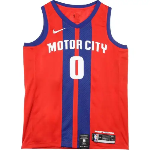 Nike NBA City Edition No. 0 Fan Edition Andrey Letter Print Design Sports Sleeveless Basketball Vest Men's Model College Red