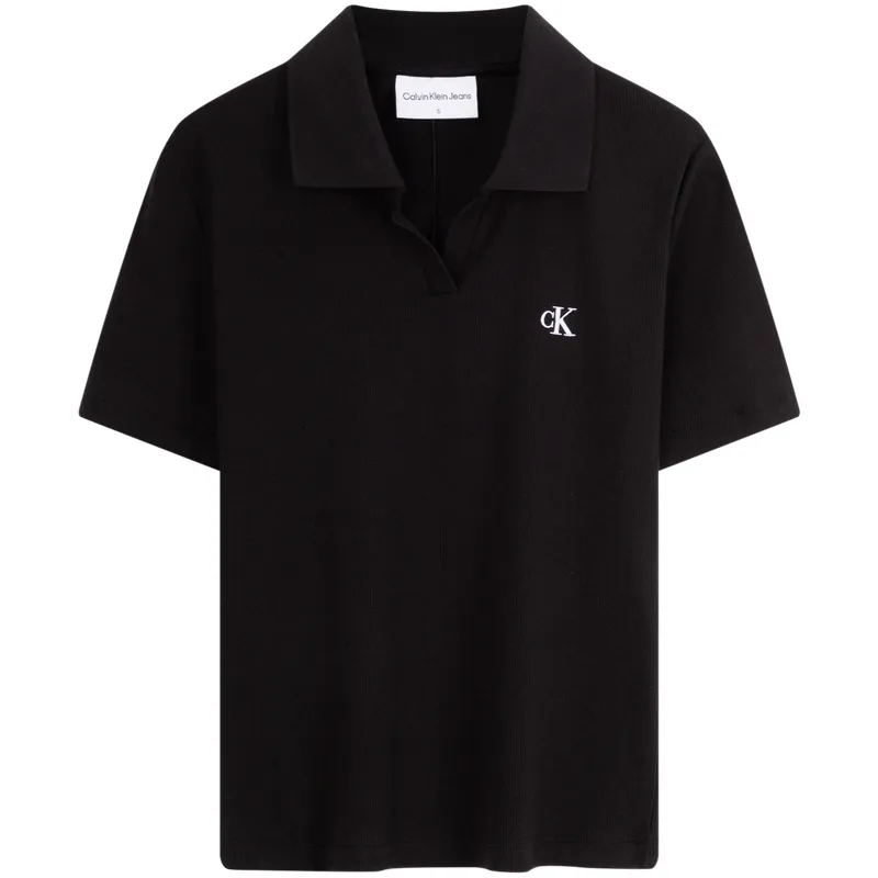 Calvin Klein T-Shirts Women's Polo Collar Moderate