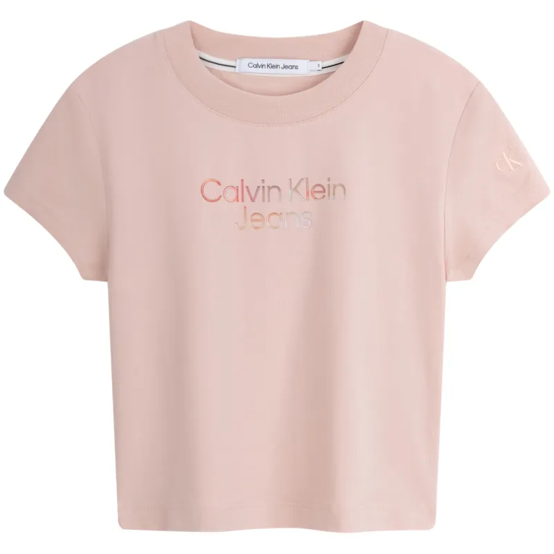 Calvin Klein T-Shirts Women's Crew Neck Moderate Straight Fit