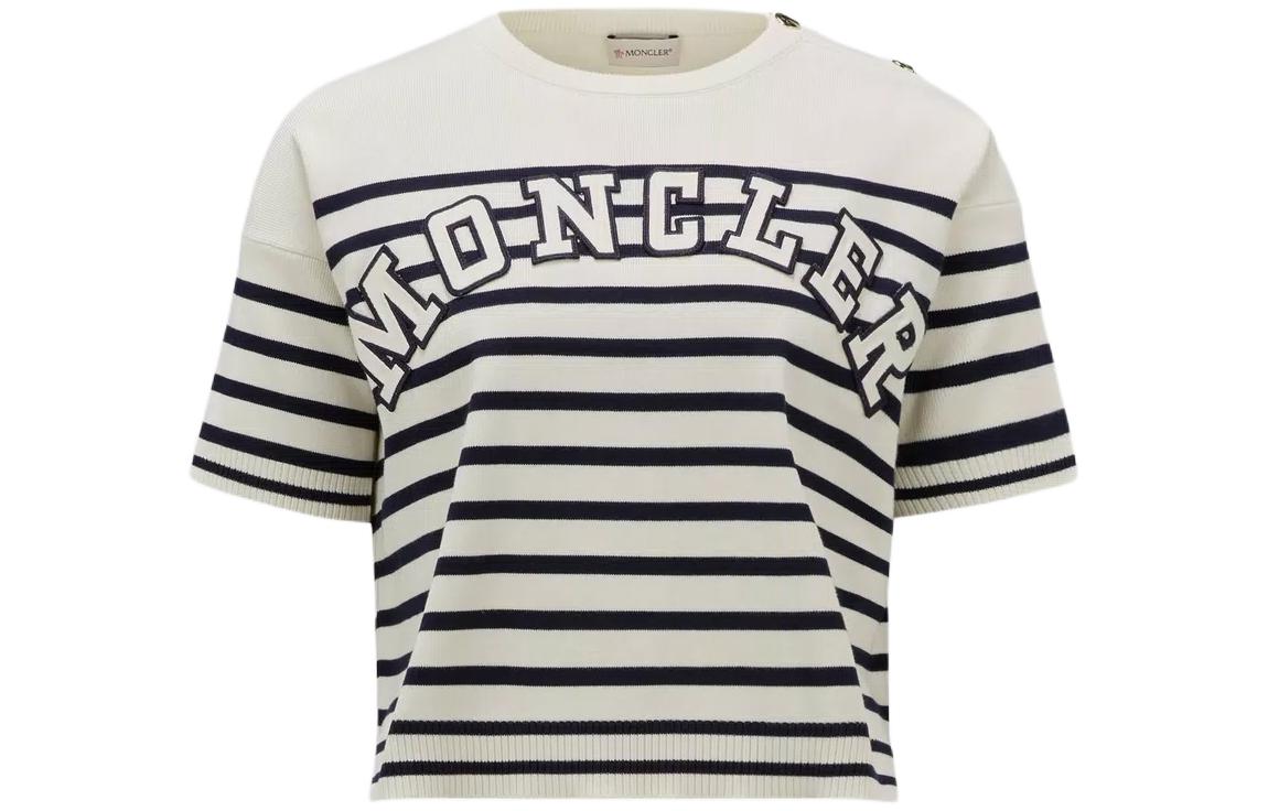 Женская футболка Moncler (разноцветная)