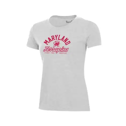 Under Armour Performance CottonCollegiate Regular T Shirt Women's Gray