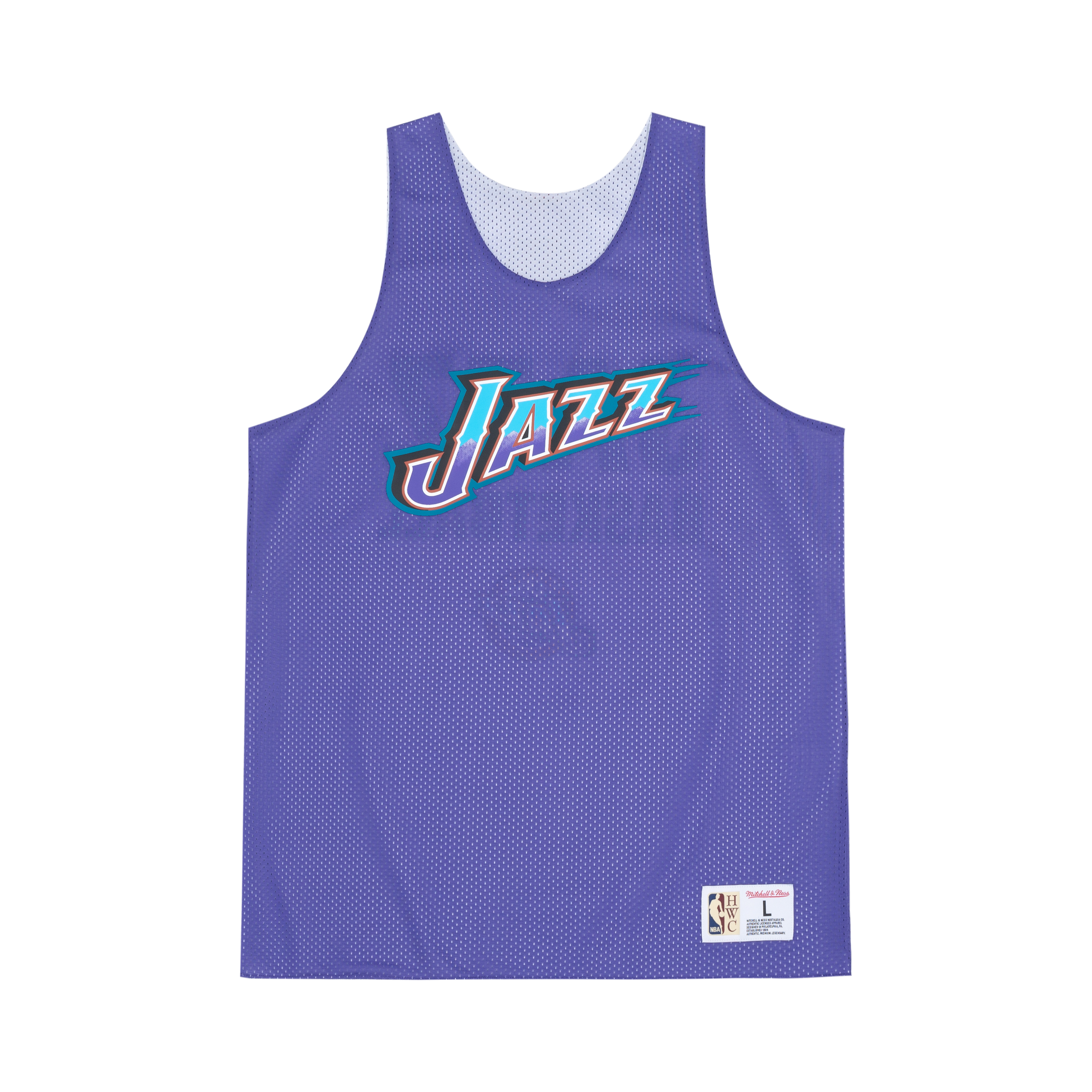 Mitchell Ness Basketball Jersey Unisex Blue Purple