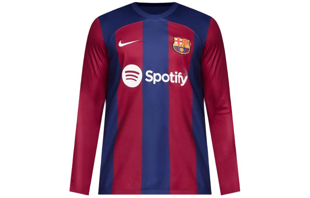 Nike FC Barcelona 2023/24 Stadium Home Soccer Jersey Men’s Dark Royal Blue/Noble Red/White