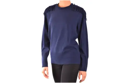 Burberry Sweaters Women's Blue Crew Neck Moderate Other