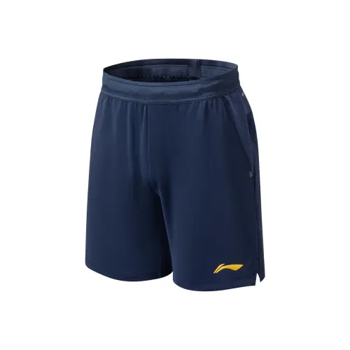 Li Ning Badminton Collection Sports Shorts Unisex Dark Ship Blue