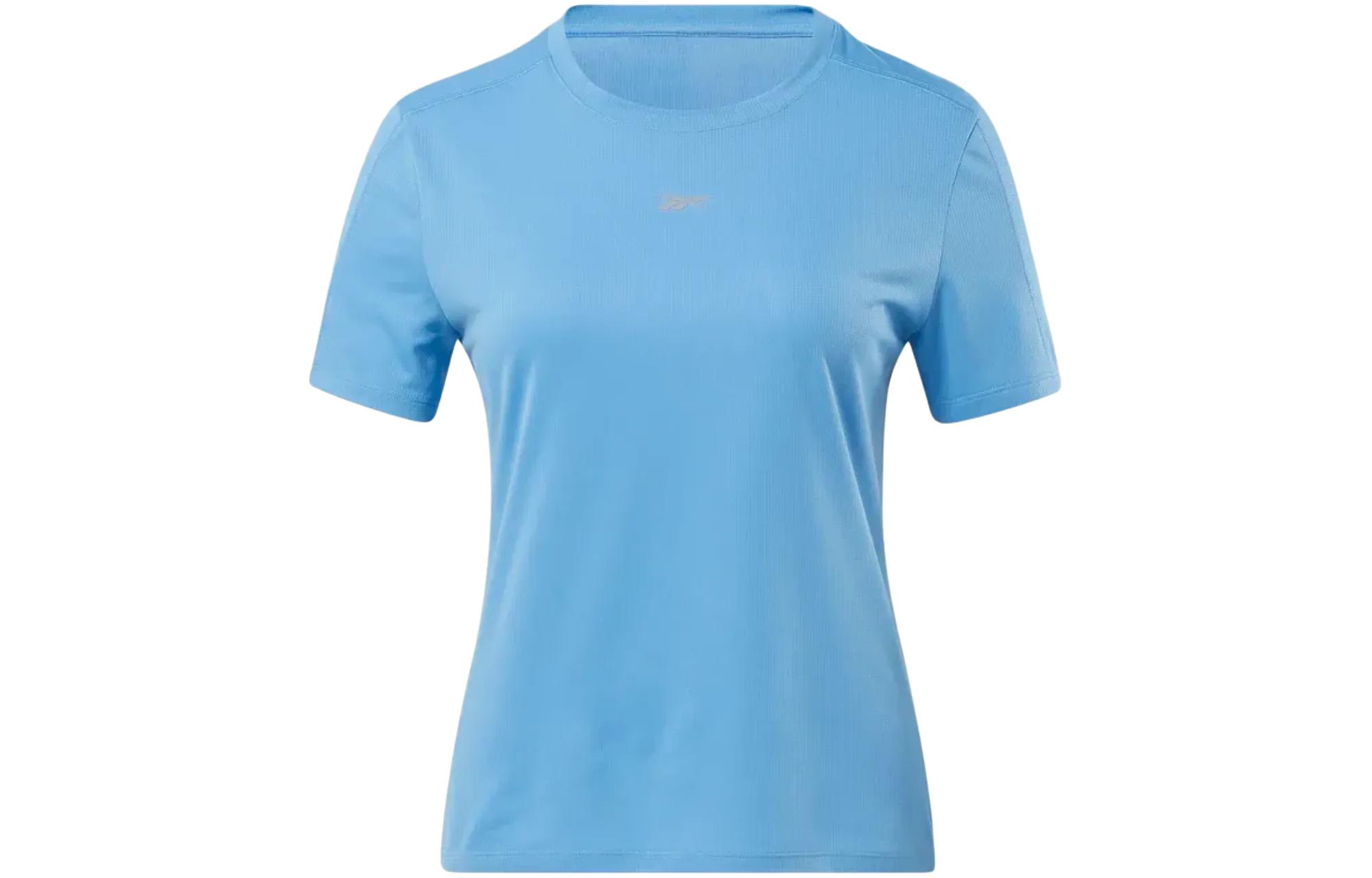 Reebok CYCLED Collection WOR Run Speedwick Tee T Shirt Women's Blue