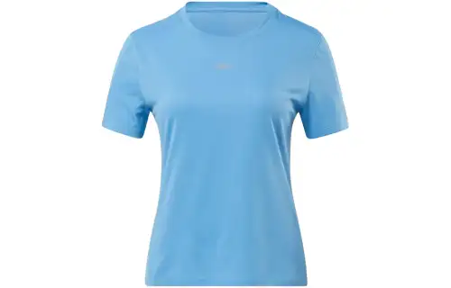 Reebok CYCLED Collection WOR Run Speedwick Tee T Shirt Women's Blue